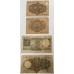 SPAIN 1951 and 1954 . ONE 1 - FIVE 5 PESETA BANKNOTES